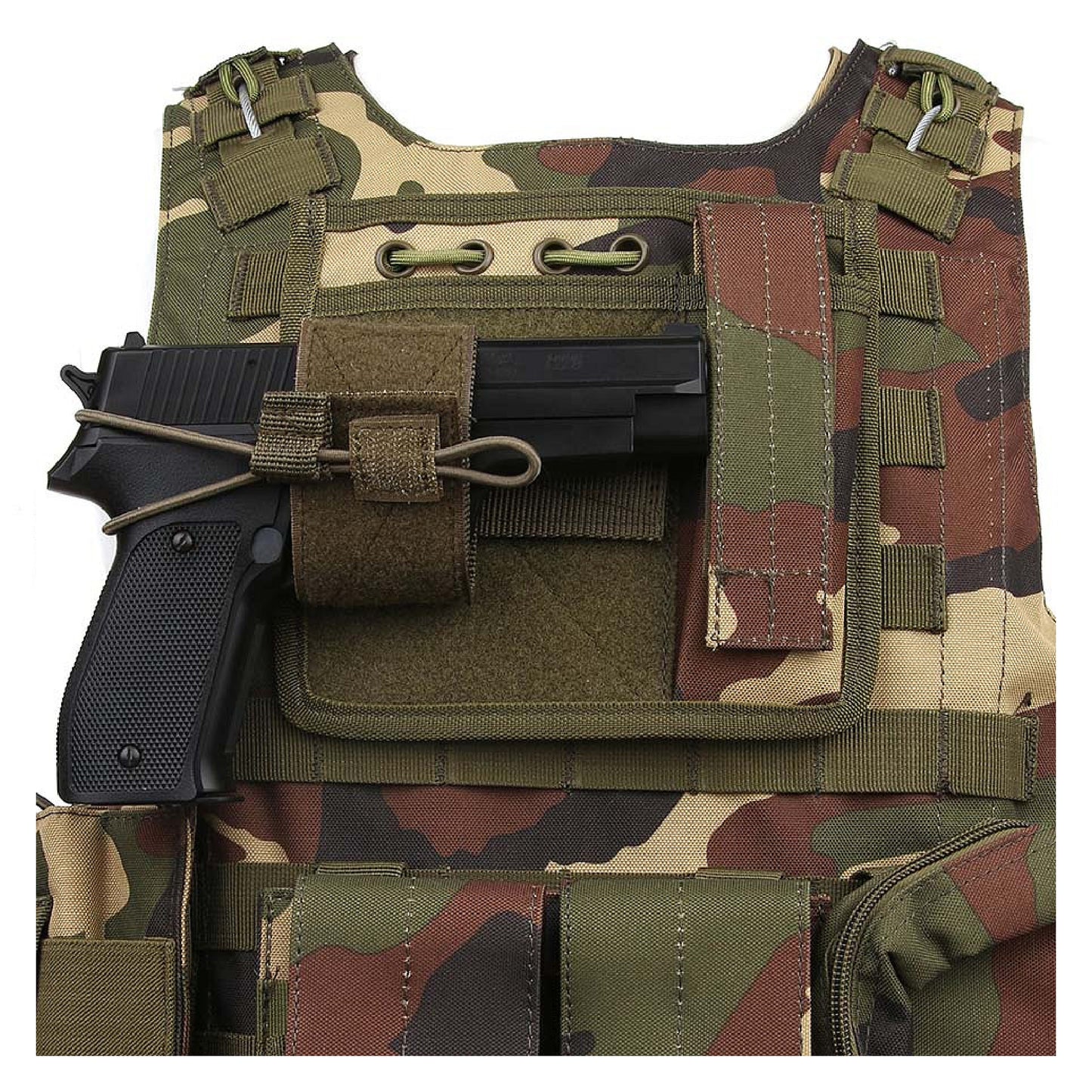 101inc - Suporte universal para pistola com gancho e alça - Coyote