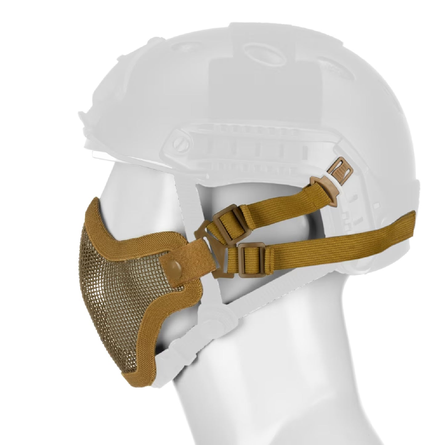 Invader Gear - Máscara de Aço Meio Facial - Versão Rápida