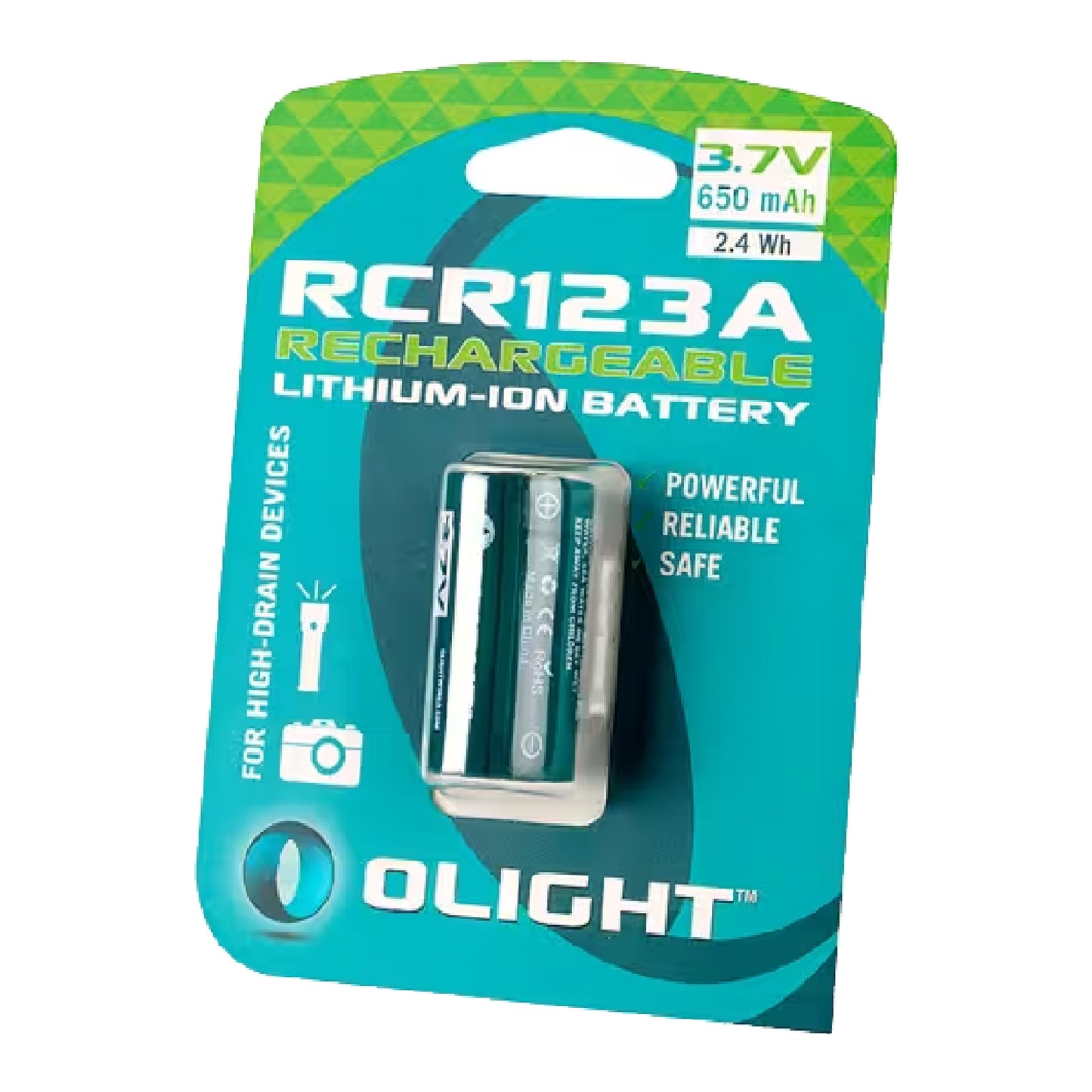 Olight - RCR123 3,7 V 650 mAh