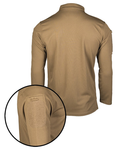 MIL-TEC - Tactical QuickDry Poloshirt (Long Sleeve)