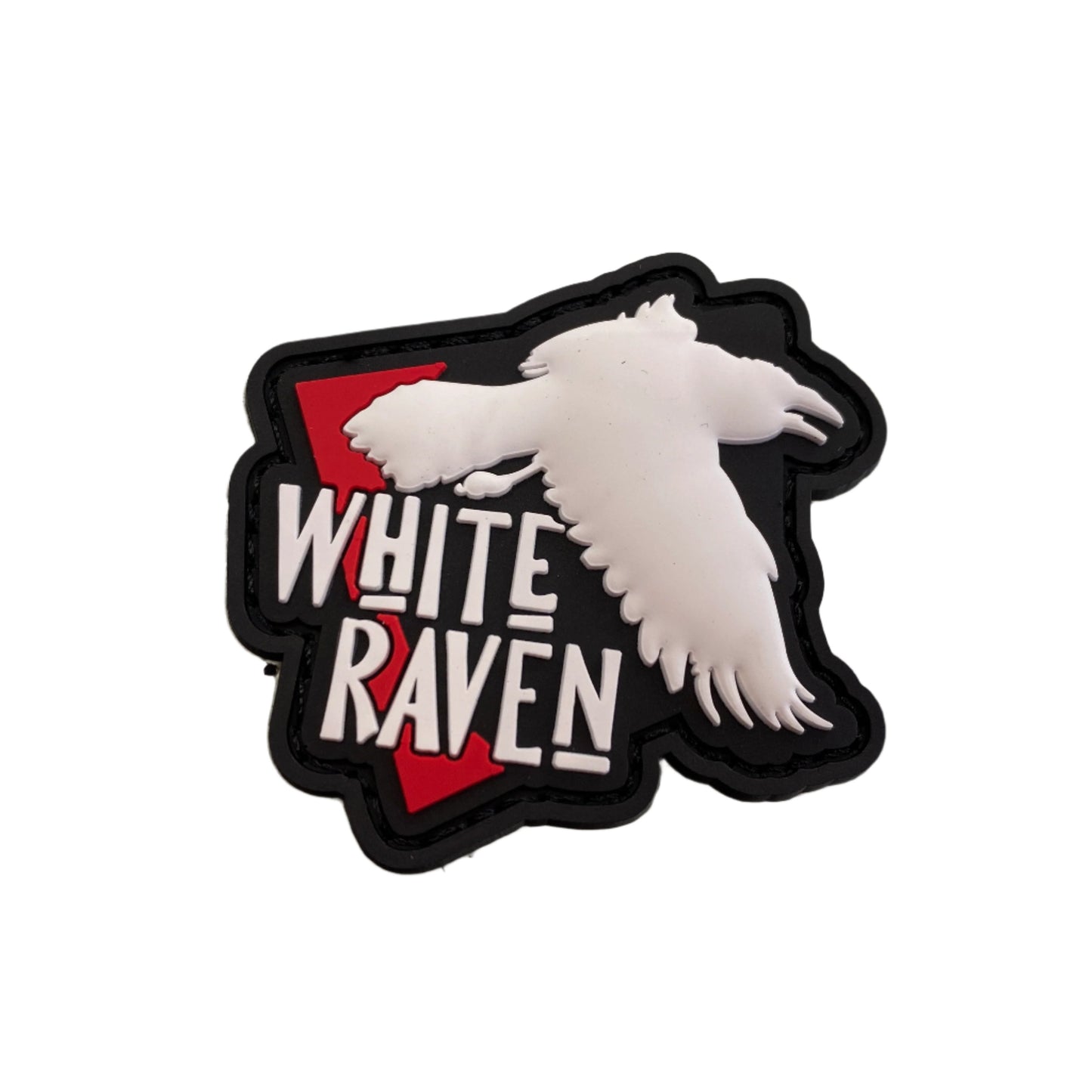 PVC Patch: White Raven