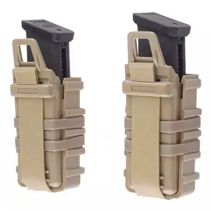 Primal Gear - Double Open 3 Pistol Magazine Pouch - Tan - S