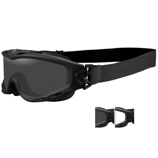 Wiley X - Spear 2 - Matte Black Frame - Smoke/Clear Lens