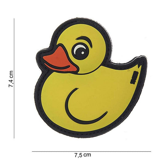 Pato de borracha Patch amarelo